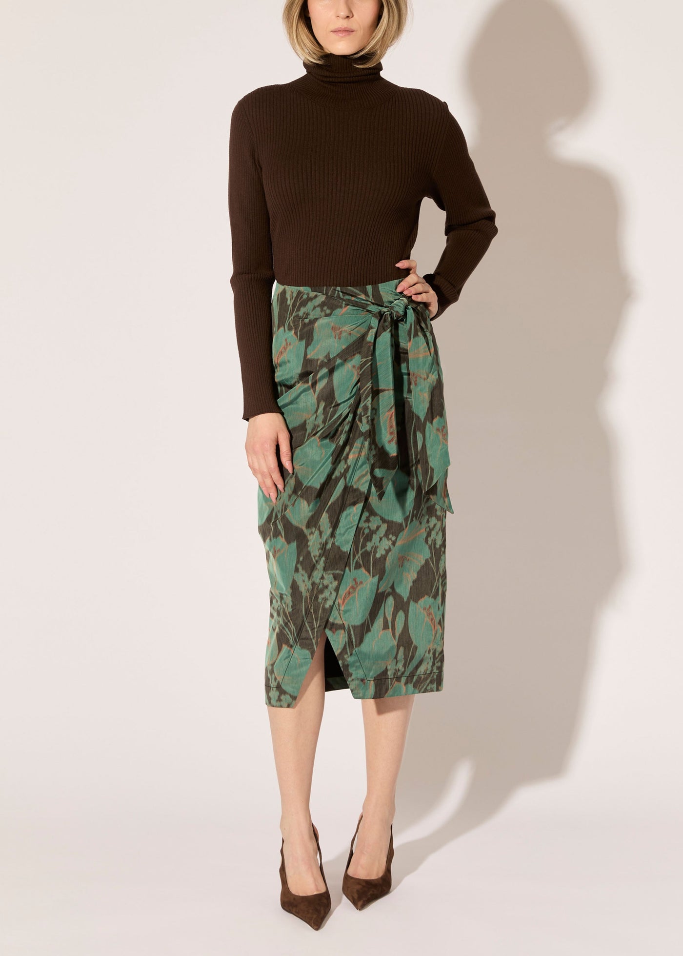 Dutch Floral Print Skirt