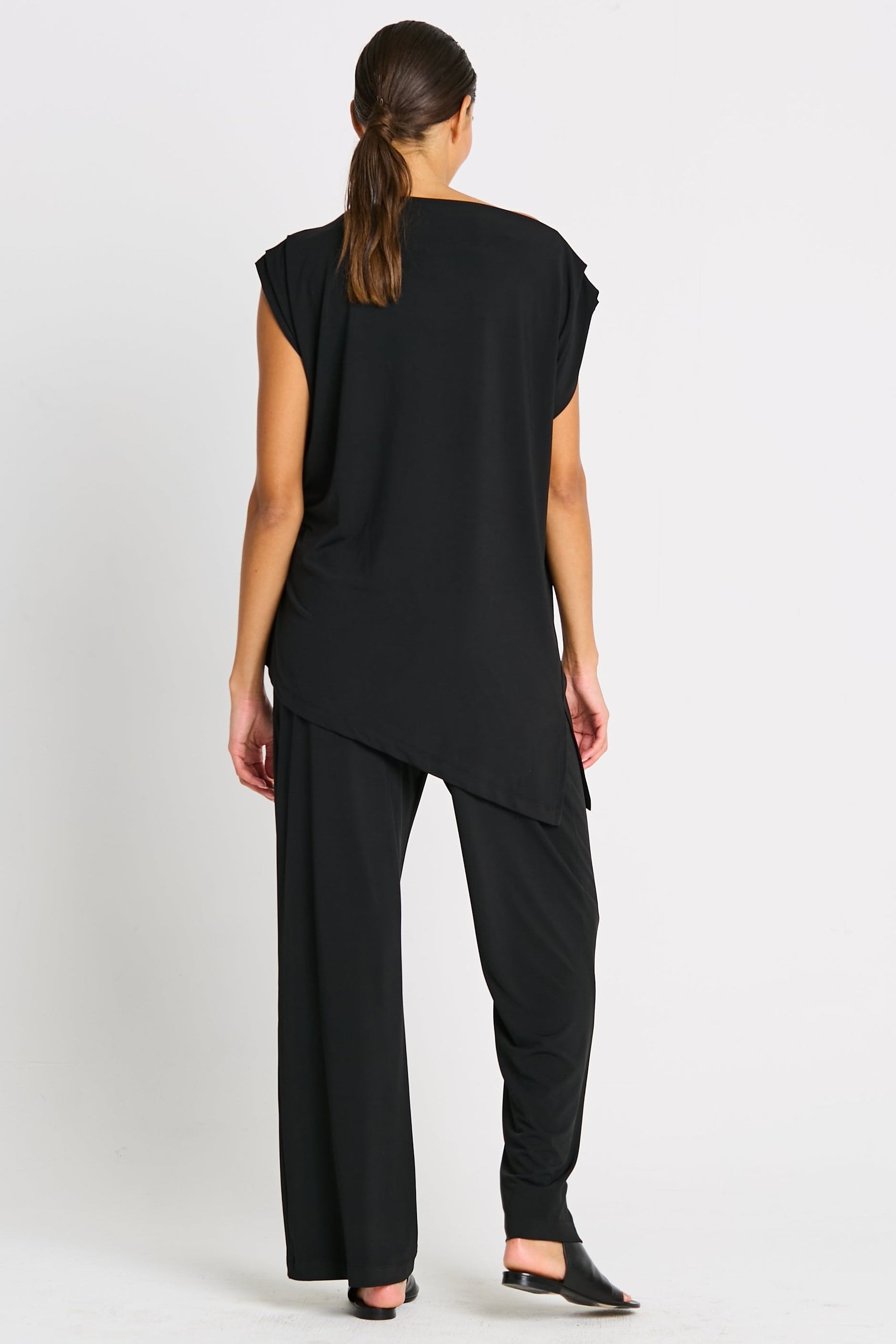 Matte Jersey Ruched Top