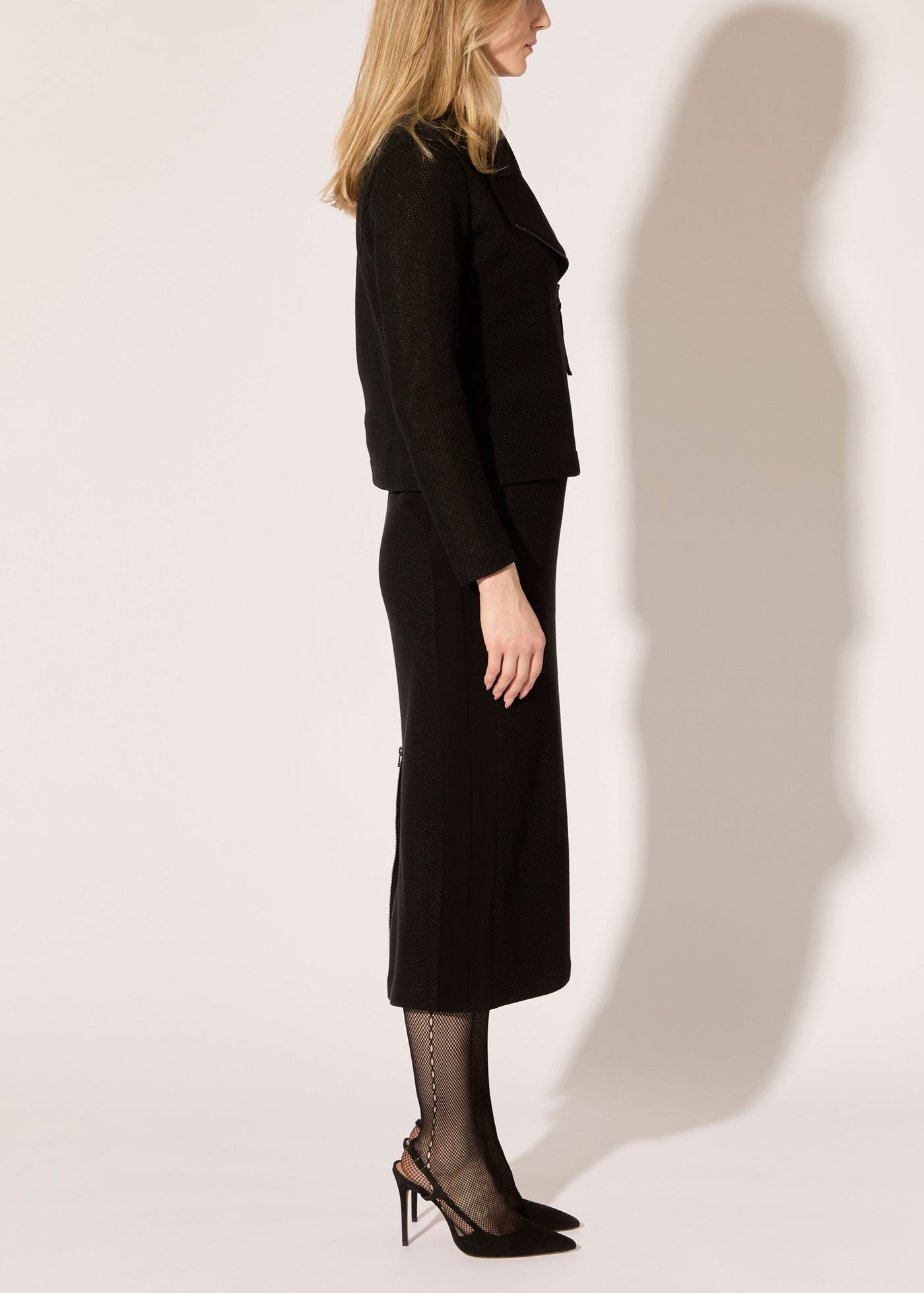 Interlock Mesh Midi Skirt - PREORDER