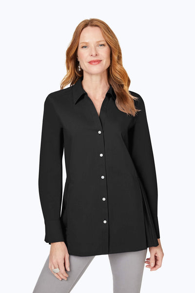 Pippa Stretch Non-Iron Shirt #color_black