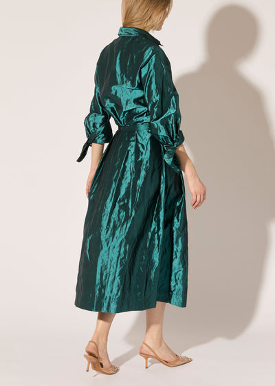 Metallic Taffeta Skirt