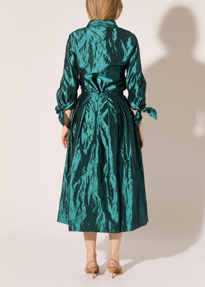 Metallic Taffeta Skirt