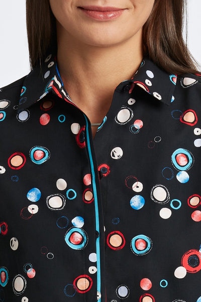 Charlie No Iron Multicolor Dots Shirt