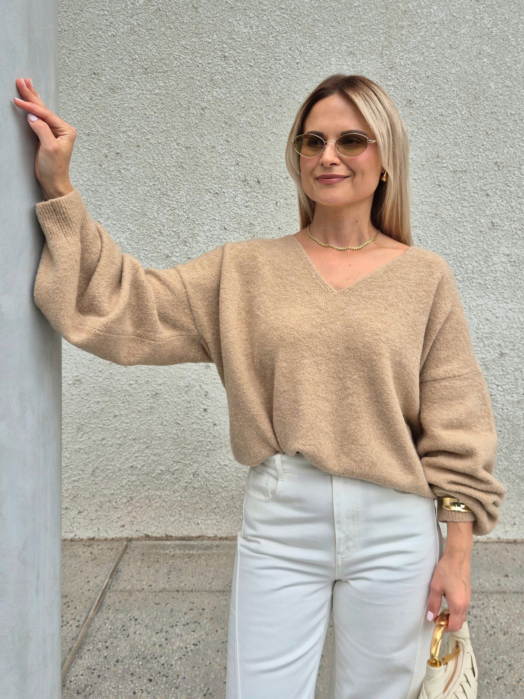Eleanor White Wide Leg Jeans