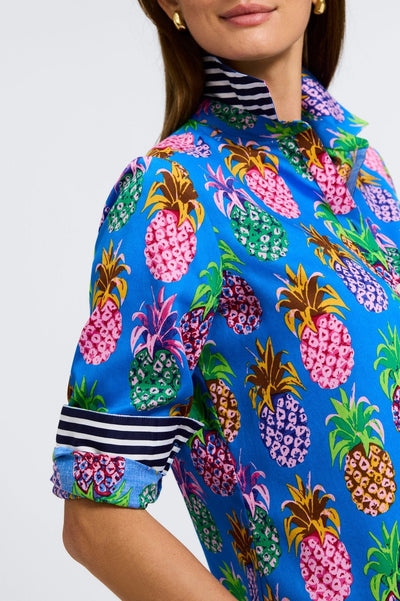 Zoey Pineapple Long Sleeve Shirt