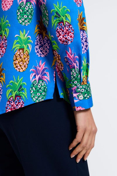 Zoey Pineapple Long Sleeve Shirt