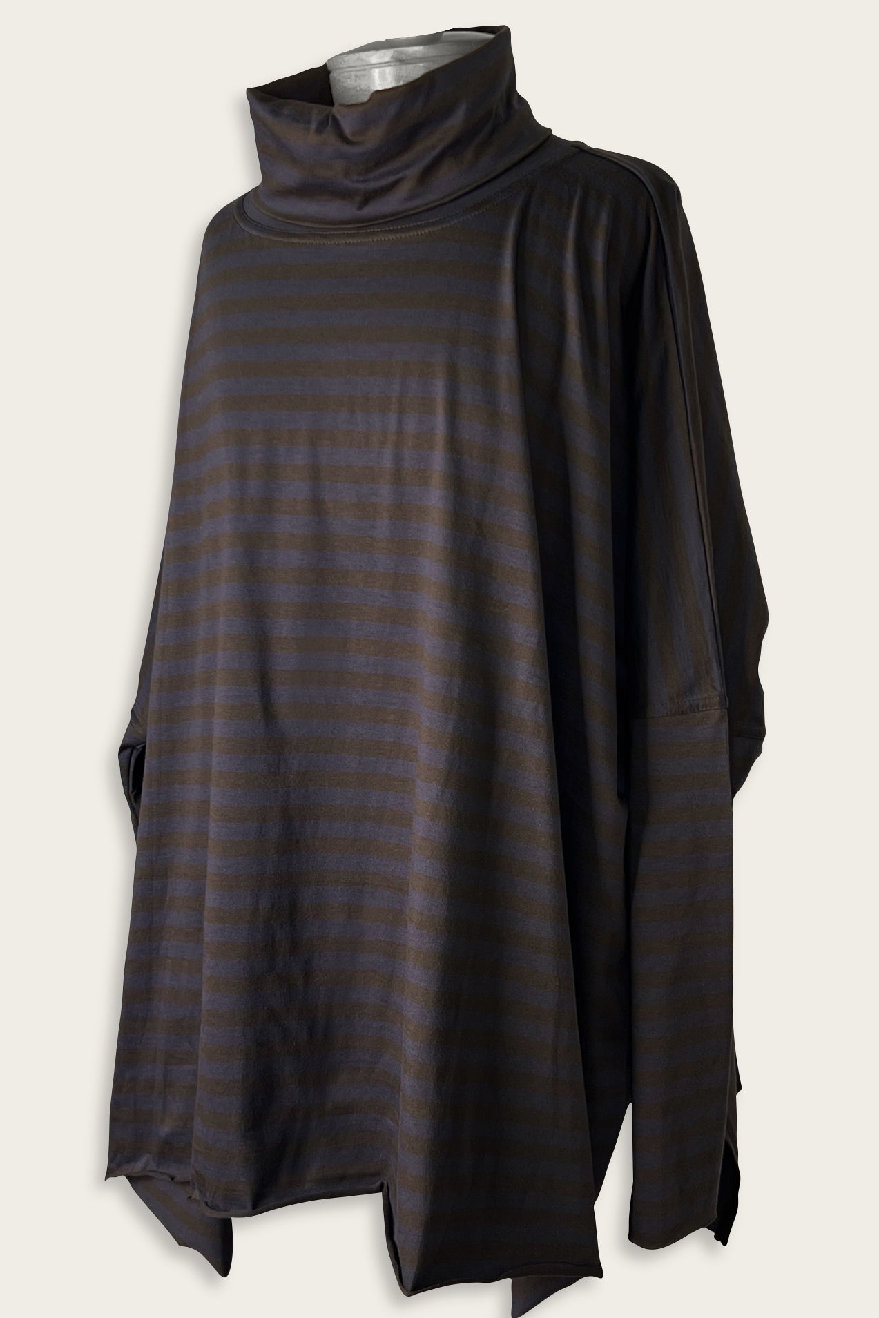 Pima Cotton Striped Swing Turtle Tee