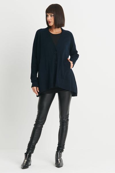 Pima Cotton Varsity Cardigan