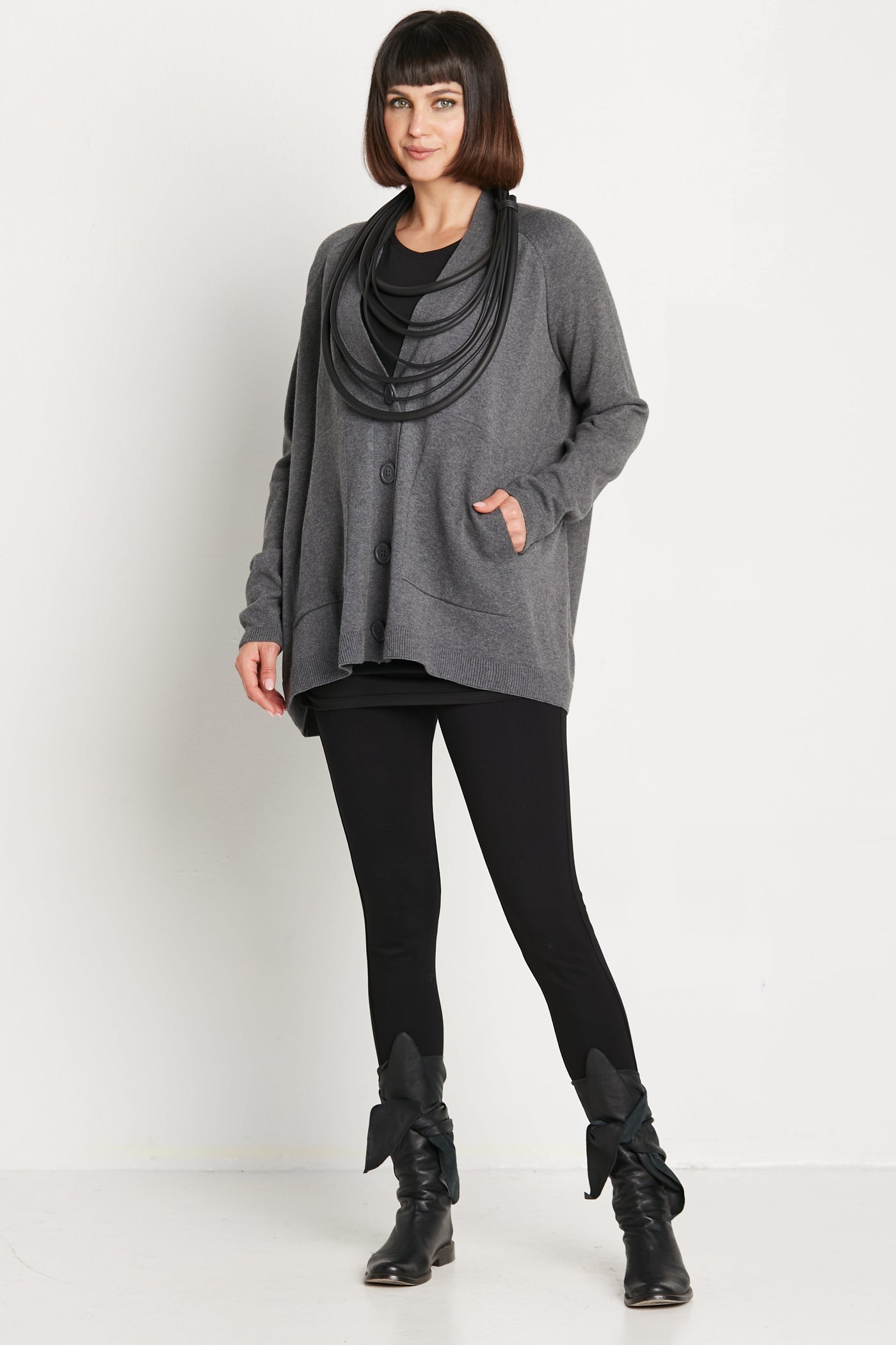Pima Cotton Varsity Cardigan