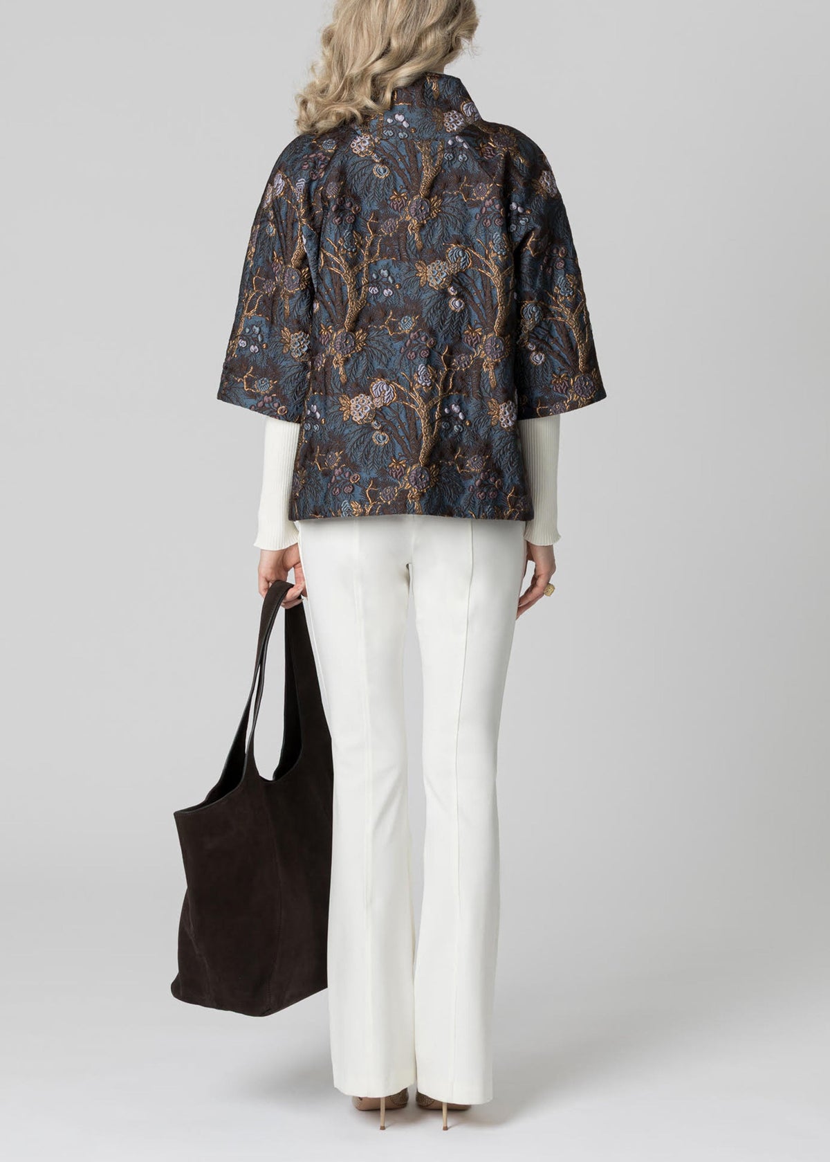 Midnight Garden Jacquard Jacket