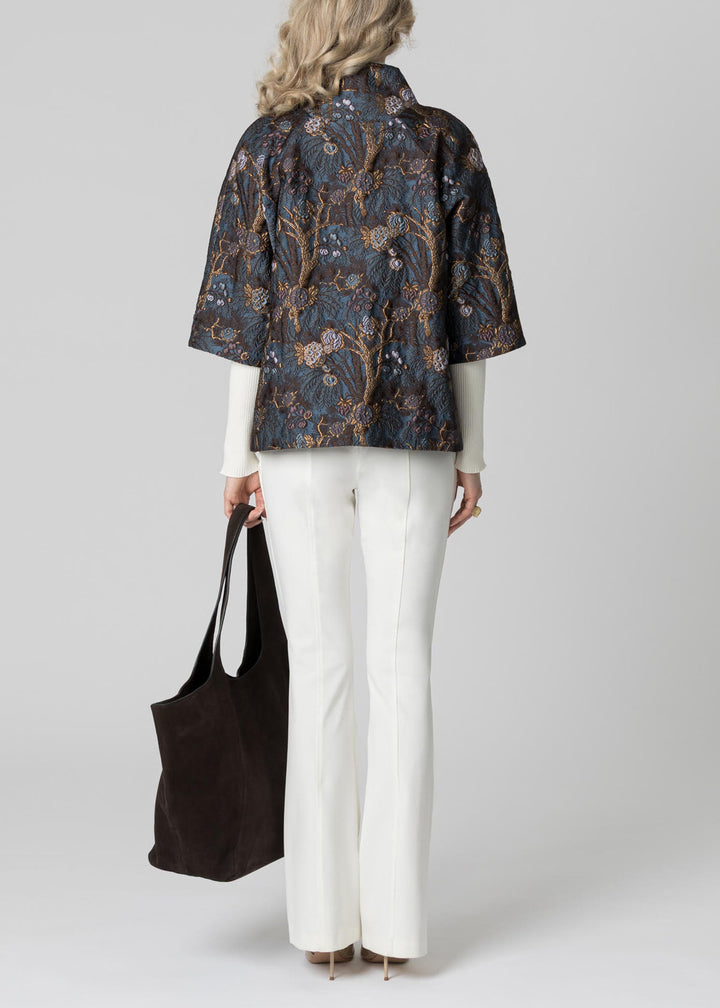 Midnight Garden Jacquard Jacket