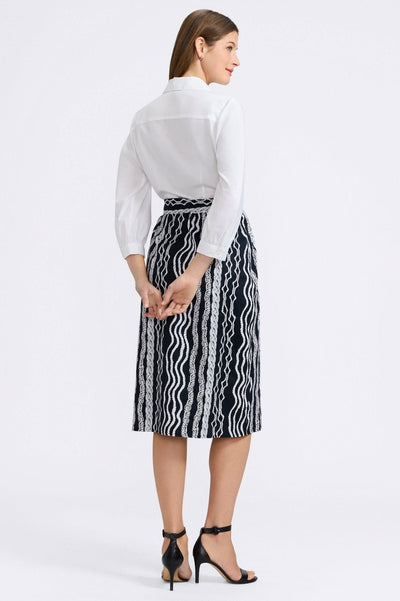 Esther Braided Belts 3/4 Sleeve Dress