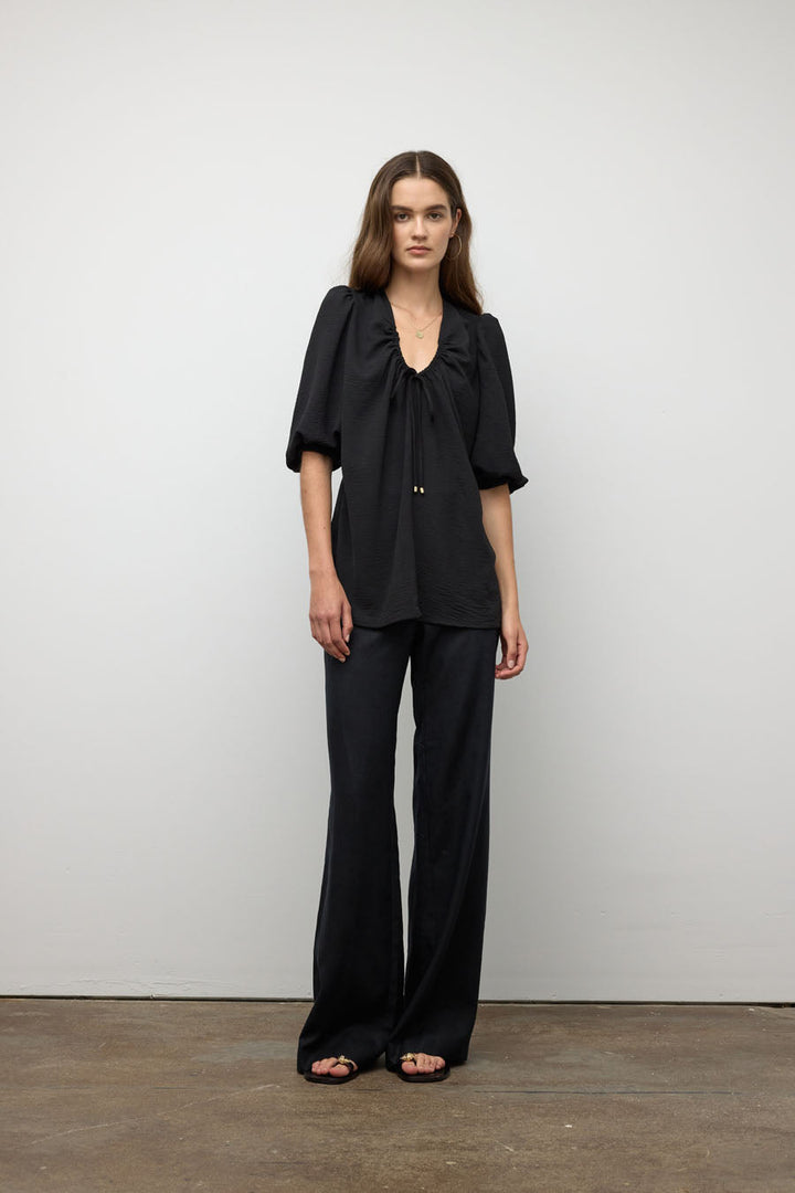 Blouson sleeve top
