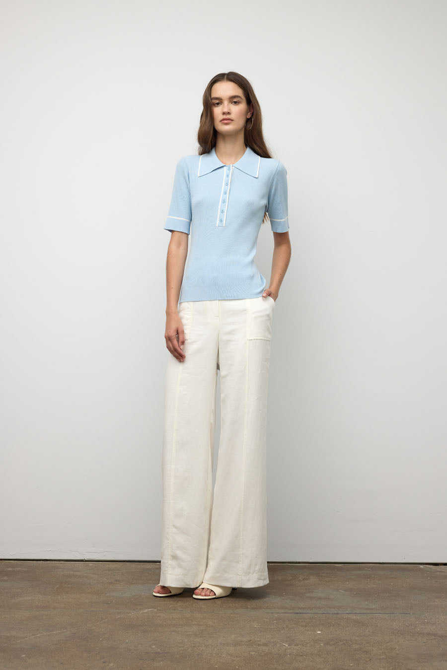 Short sleeve polo