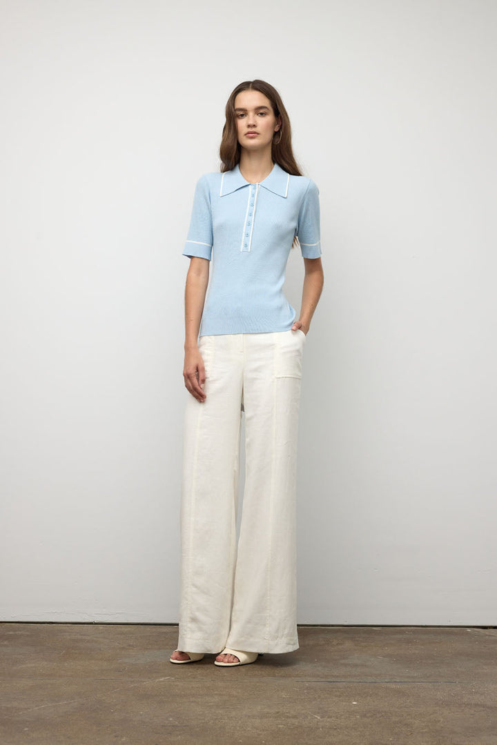 Short sleeve polo