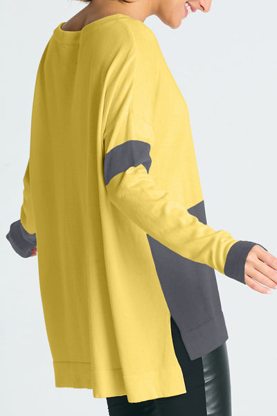 Pima Cotton Mod Graphic Crewneck Sweater