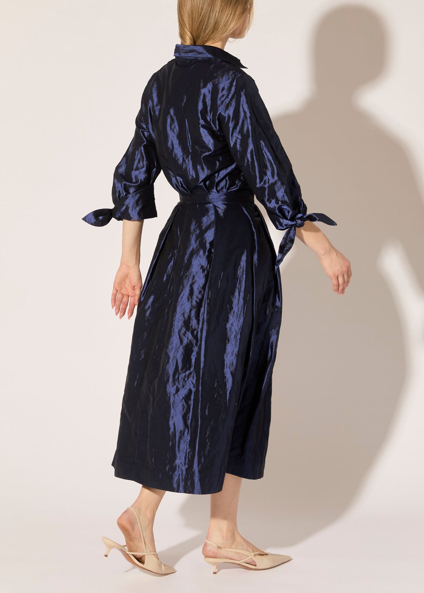 Metallic Taffeta Skirt