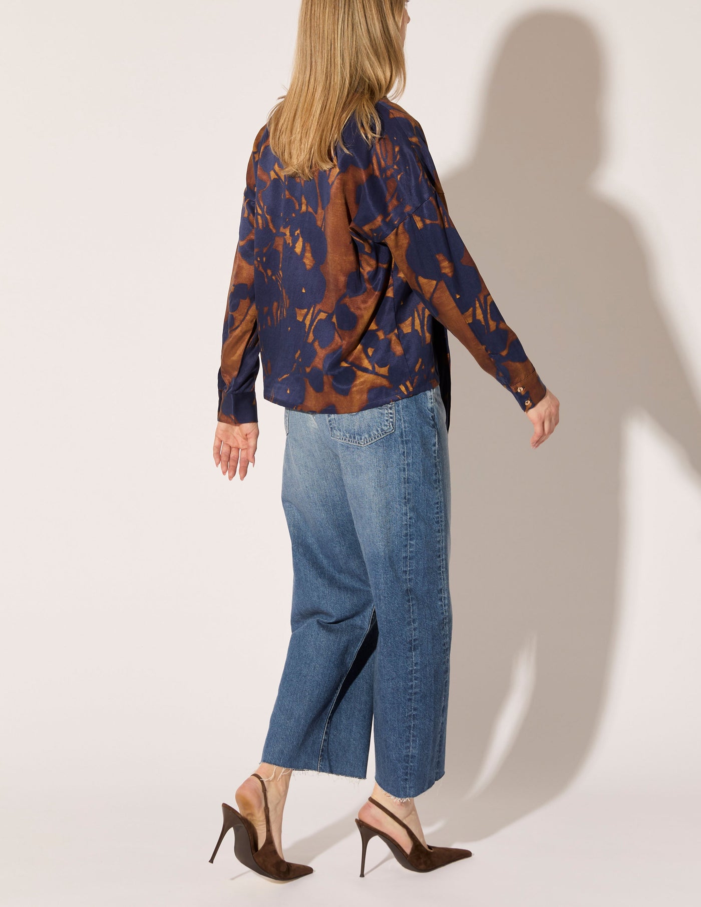 Shadow Print Blouse