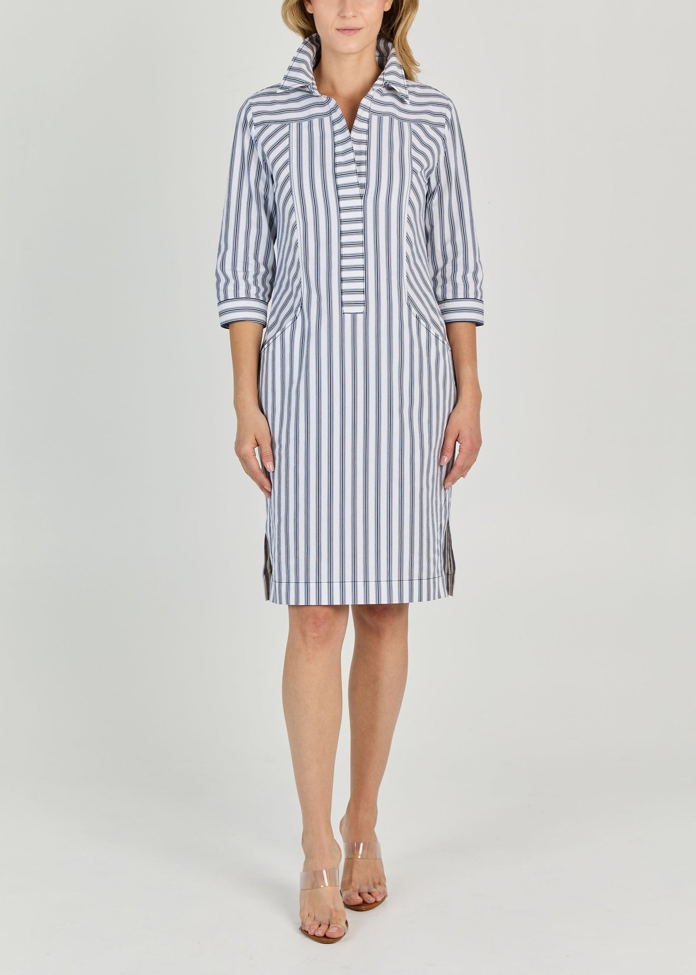 CABANA STRIPE SHIFT DRESS