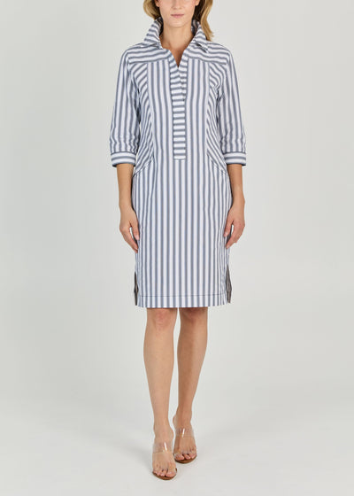 CABANA STRIPE SHIFT DRESS