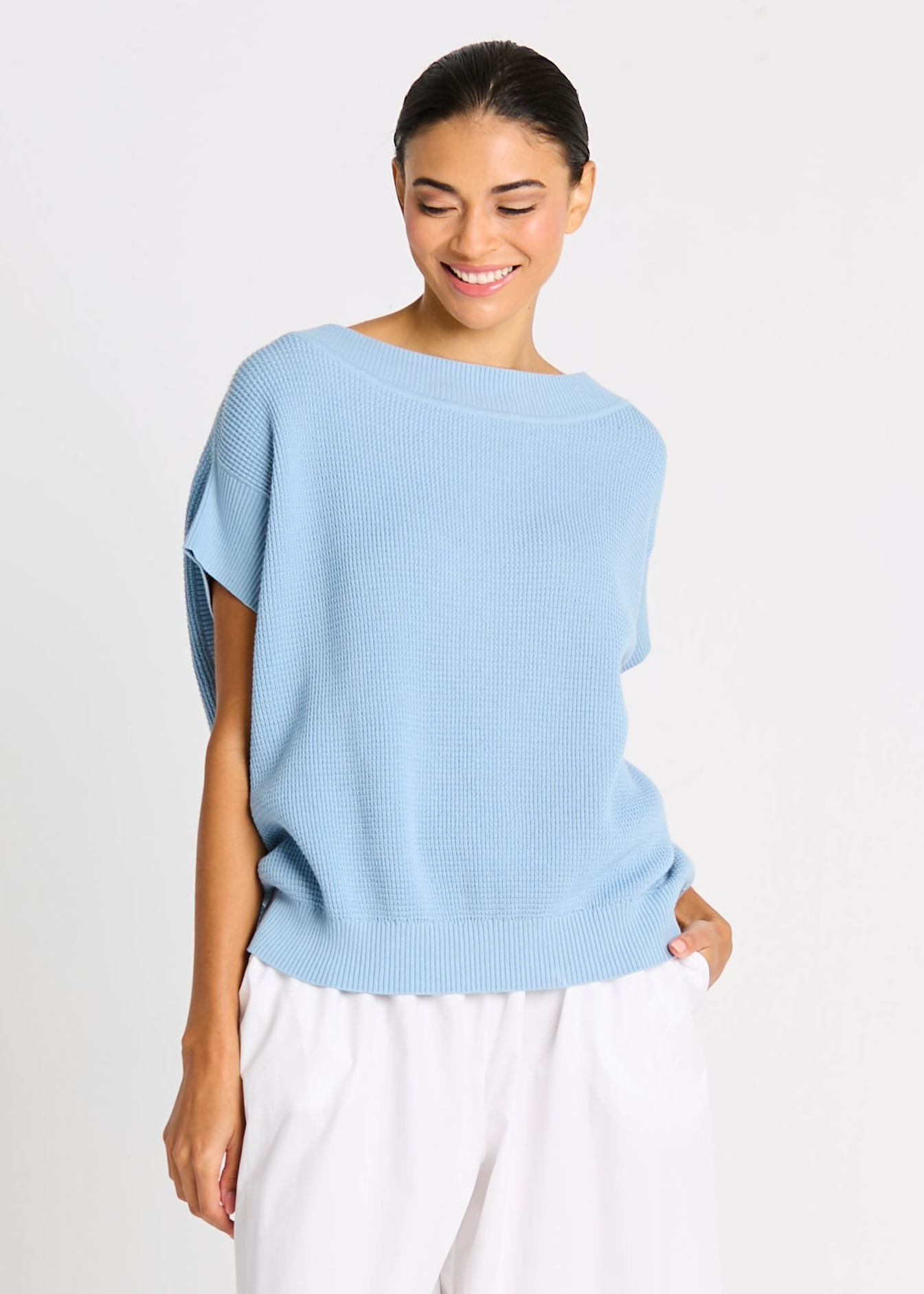 Square Thermal Knit Tee