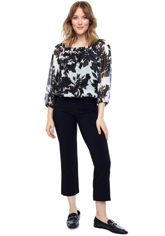 Puffed sleeve blouse 30259