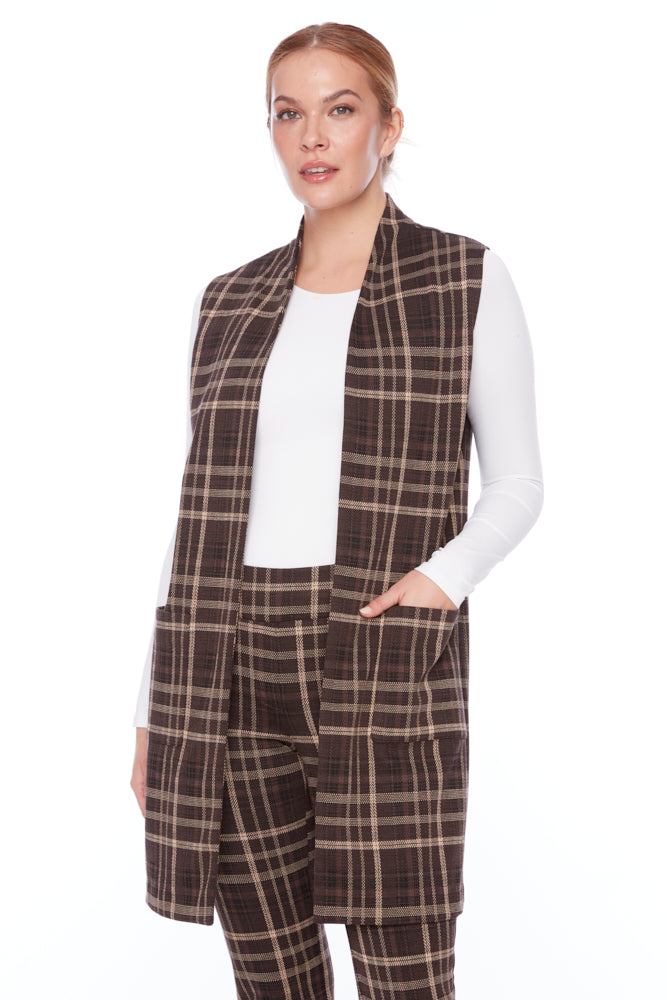 MAYFAIR PLAID VEST