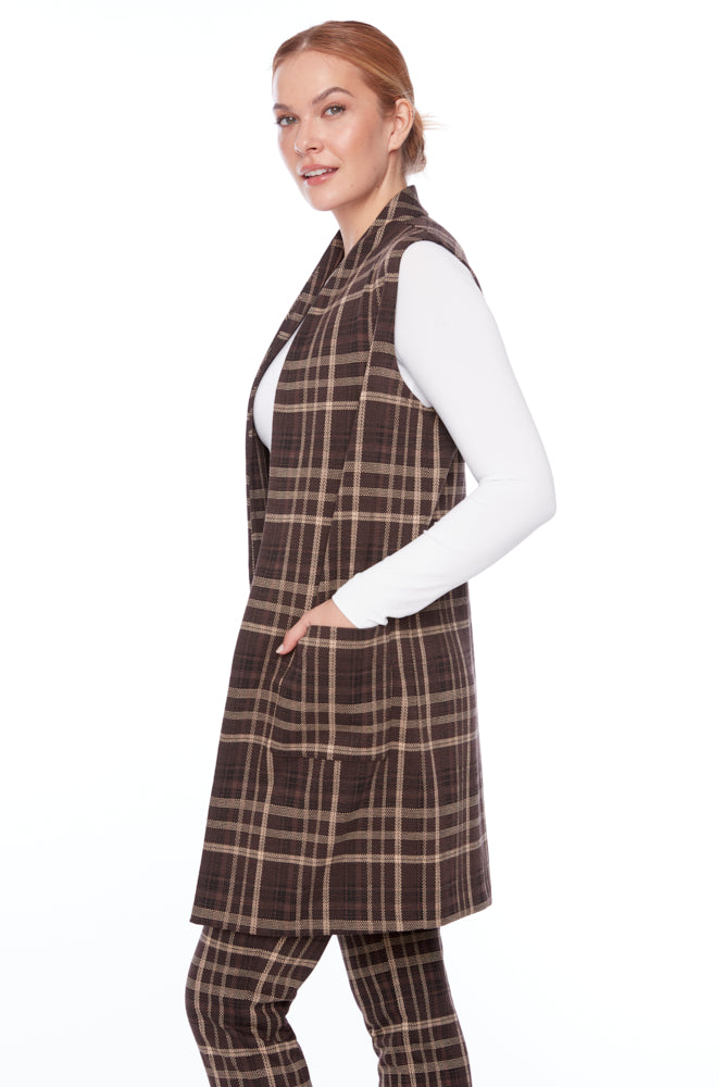 MAYFAIR PLAID VEST