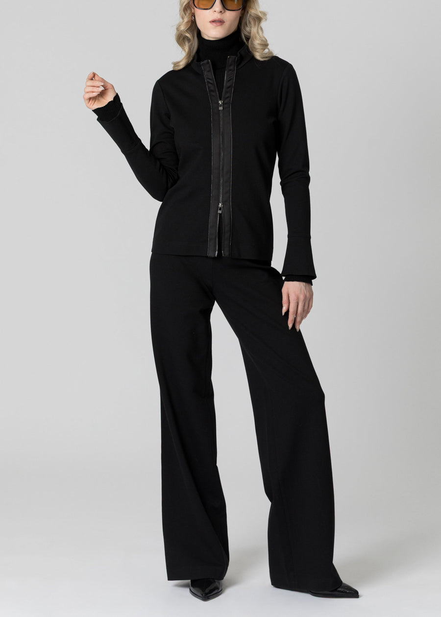 Luxe Ponte Zip Jacket - SHIPS 10.15