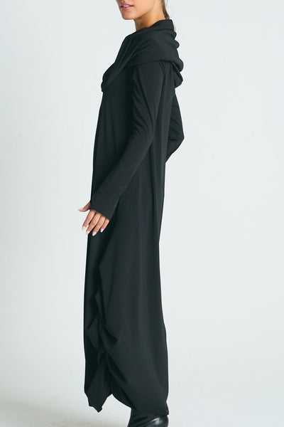 Matte Jersey Curtain Dress