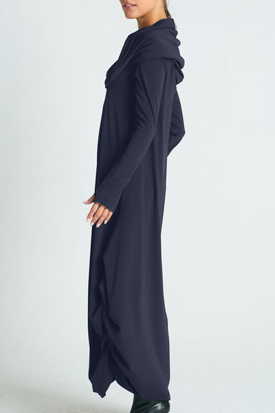 Matte Jersey Curtain Dress