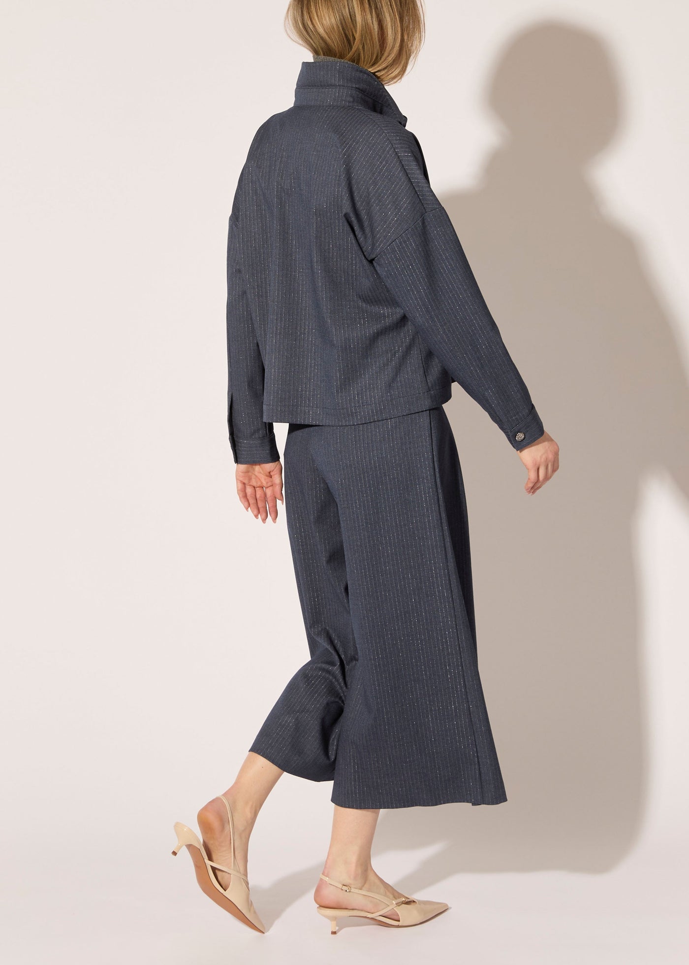 Twinkle Pinstripe Shacket - PREORDER