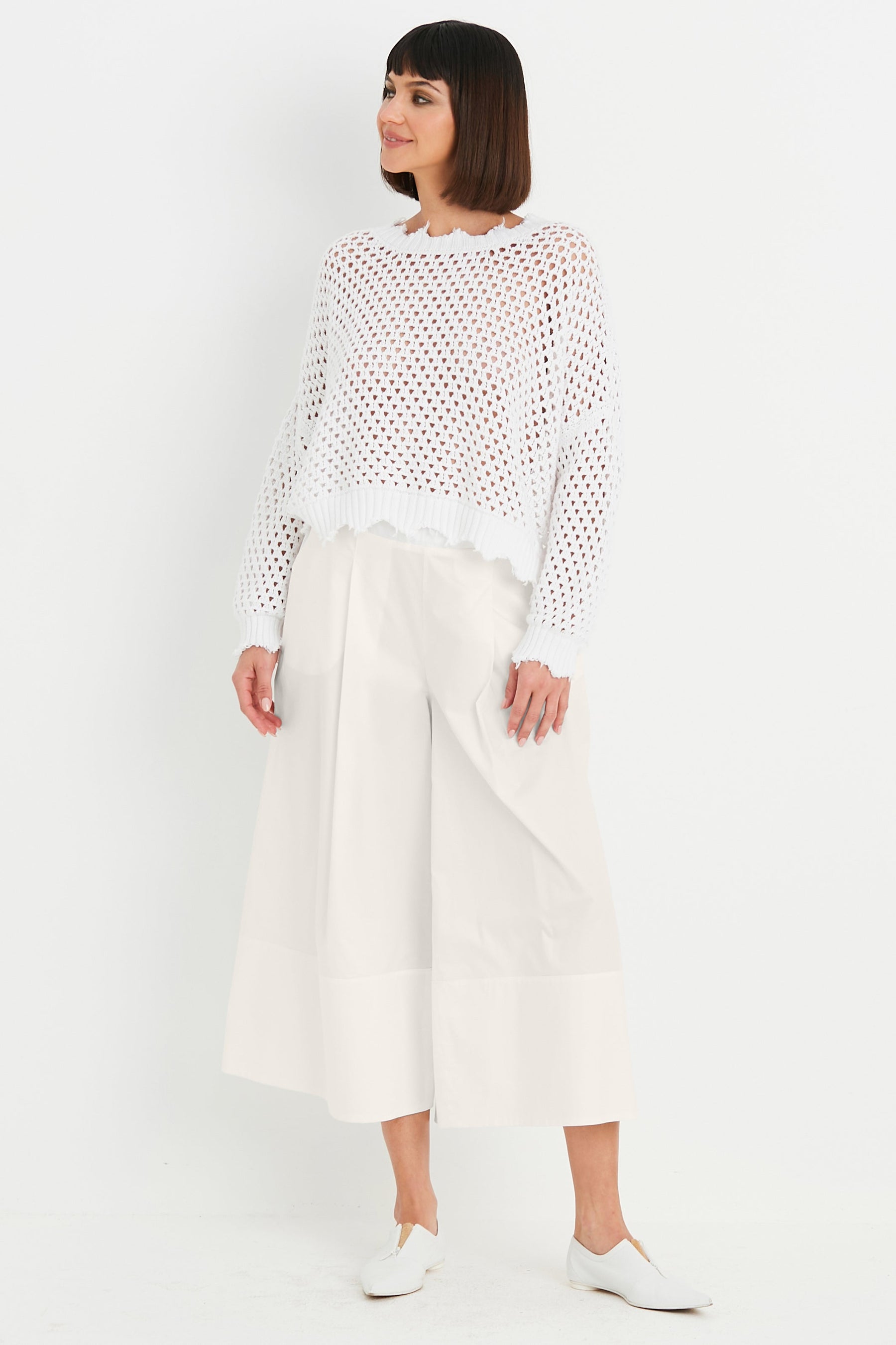 Cotton Gaucho Pants