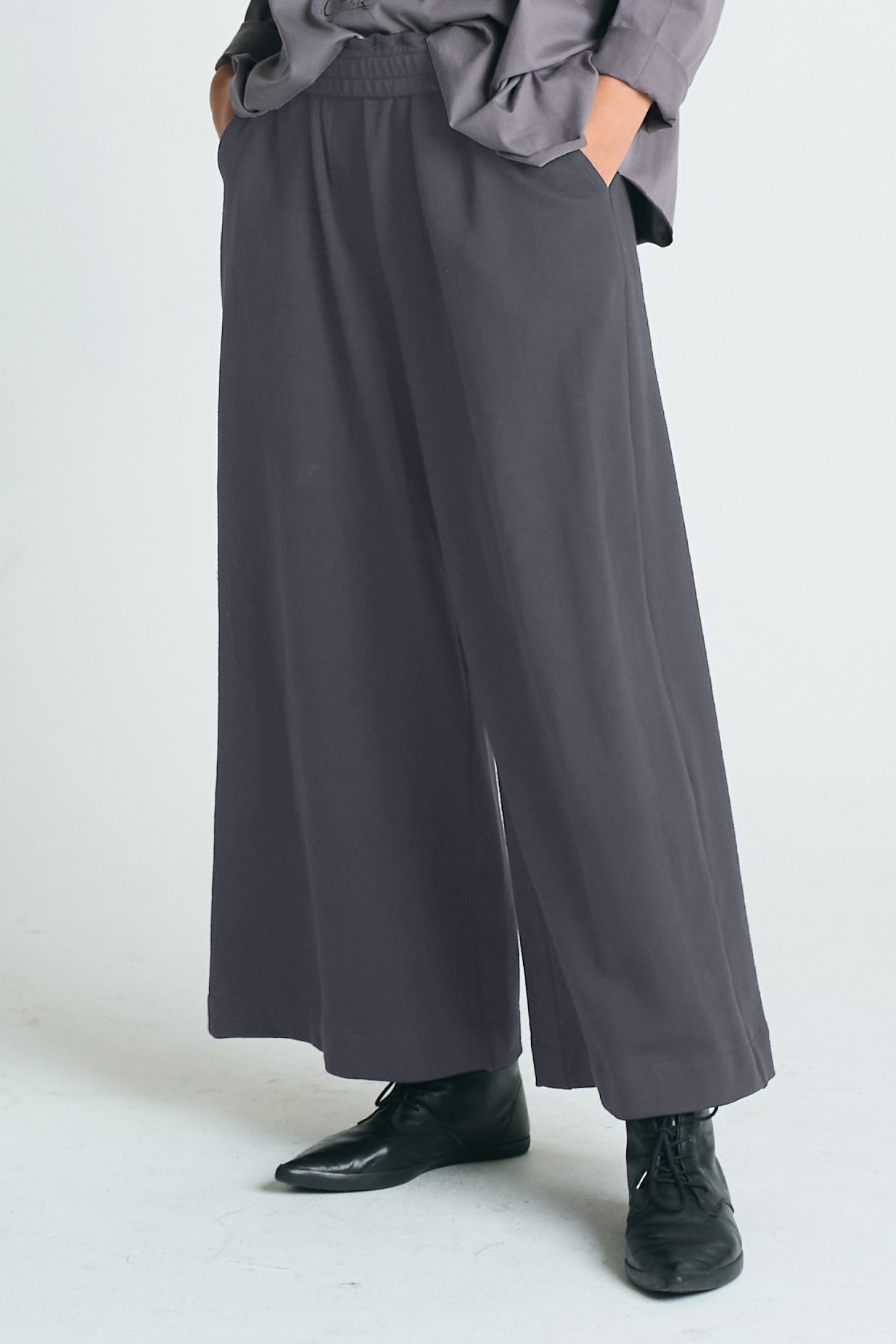 French Terry Flooded Pants