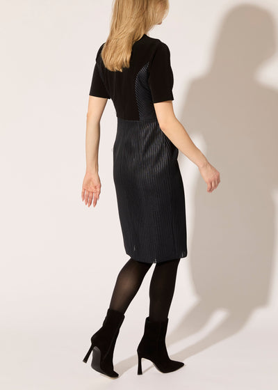 Linear Mesh Sheath Dress - PREORDER