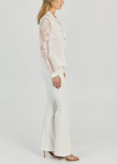 FLOR BLANCO EMBROIDERED BLOUSE