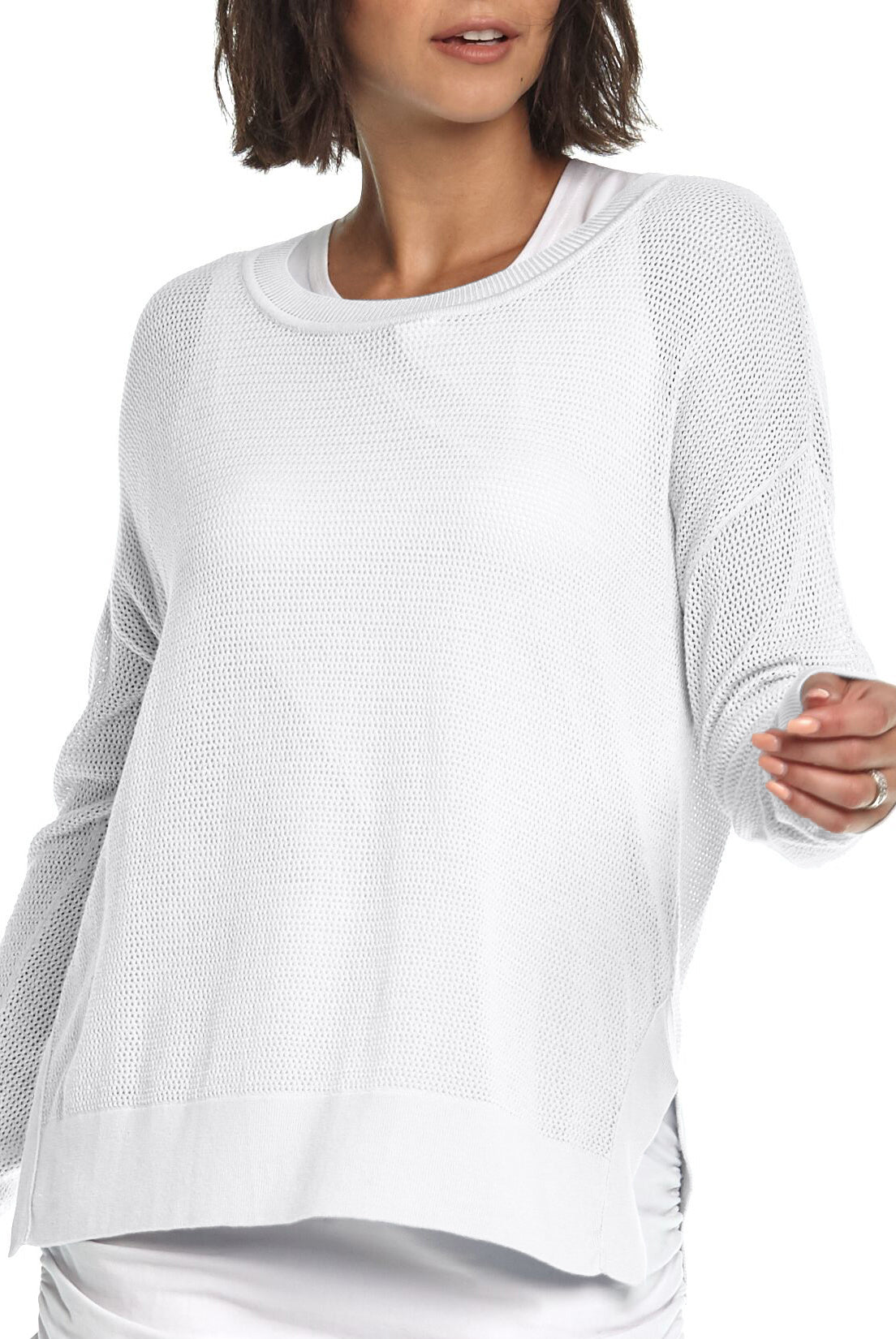 Pima Cotton Mini Seed Stitch Sweater