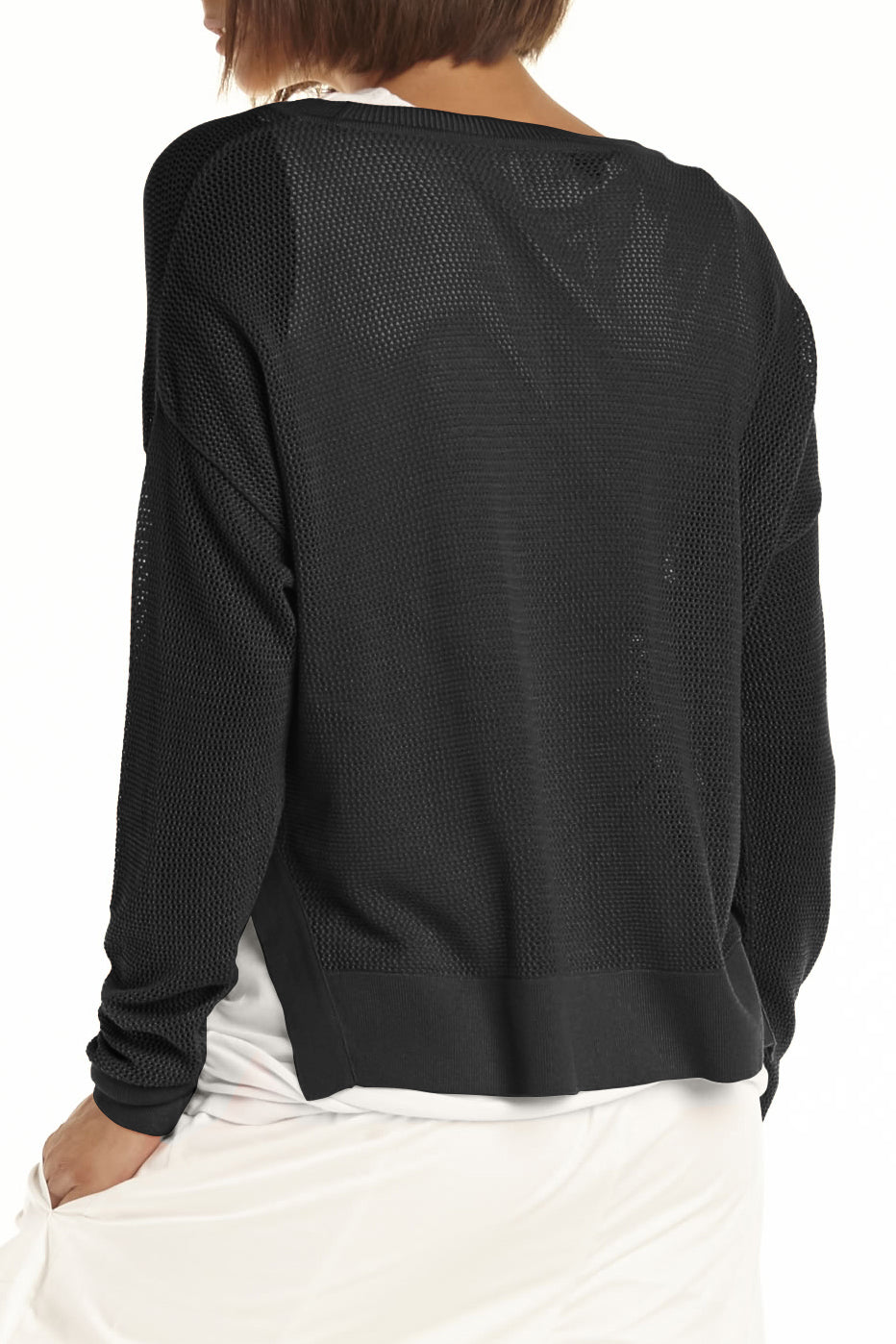 Pima Cotton Mini Seed Stitch Sweater