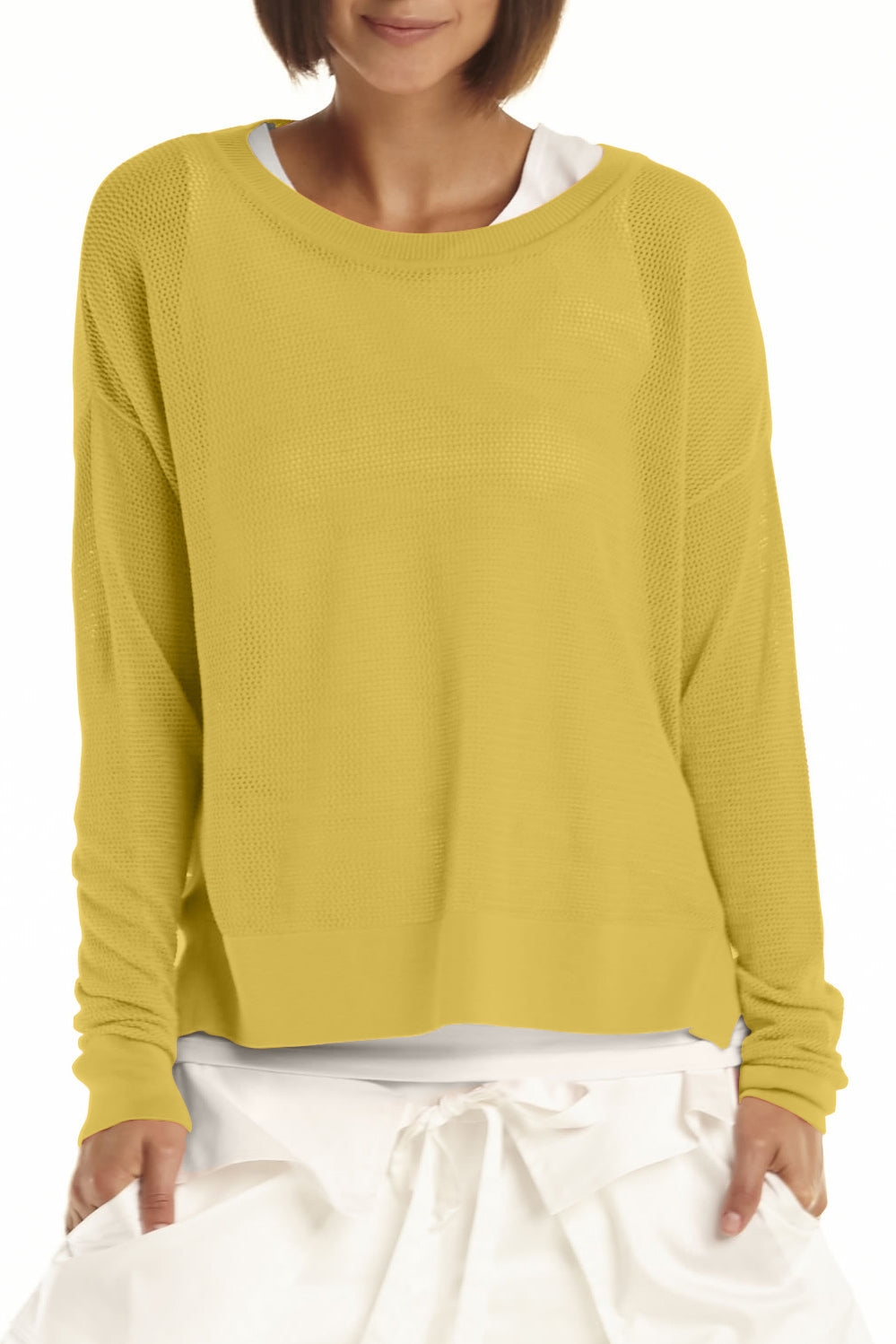 Pima Cotton Mini Seed Stitch Sweater