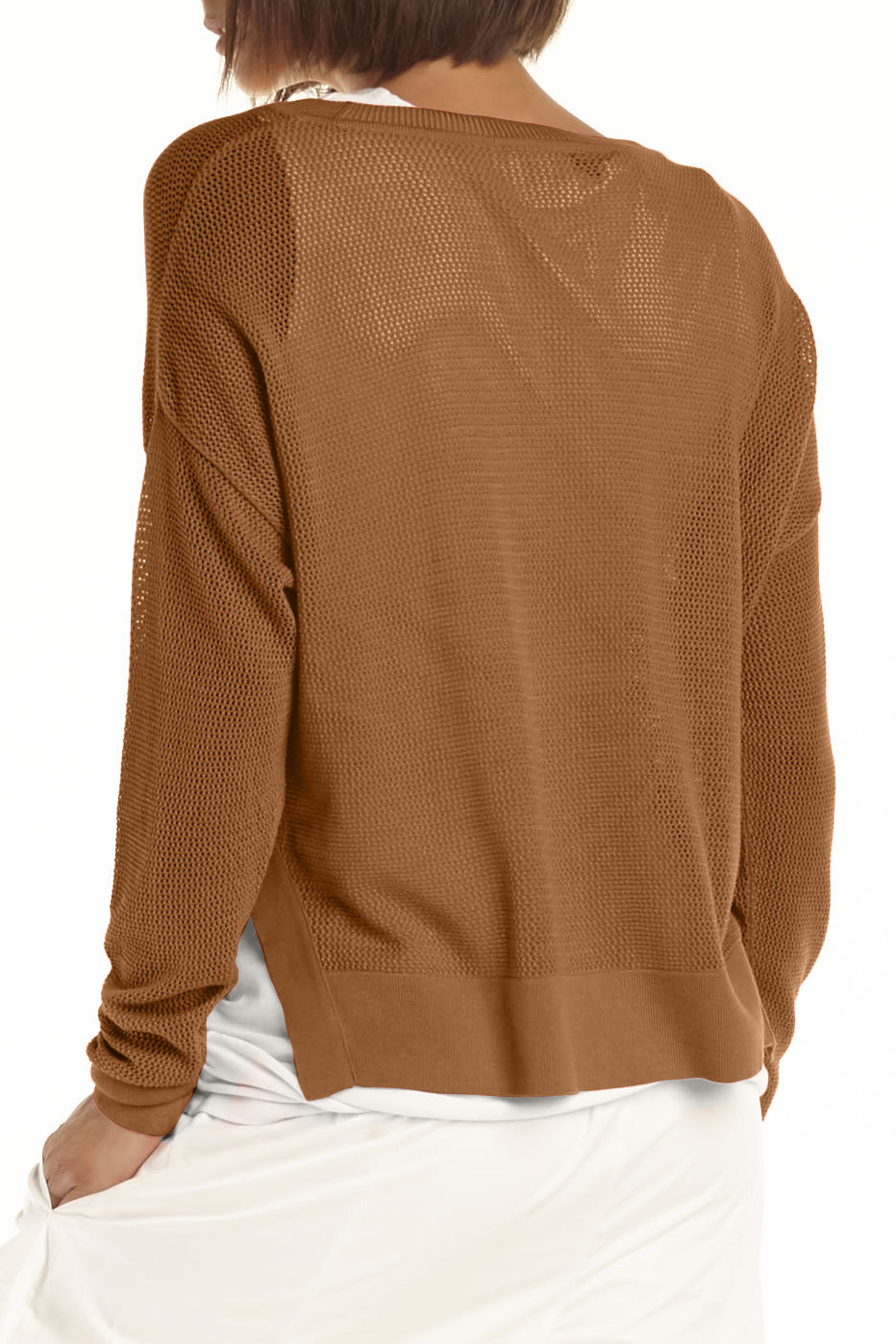 Pima Cotton Mini Seed Stitch Sweater