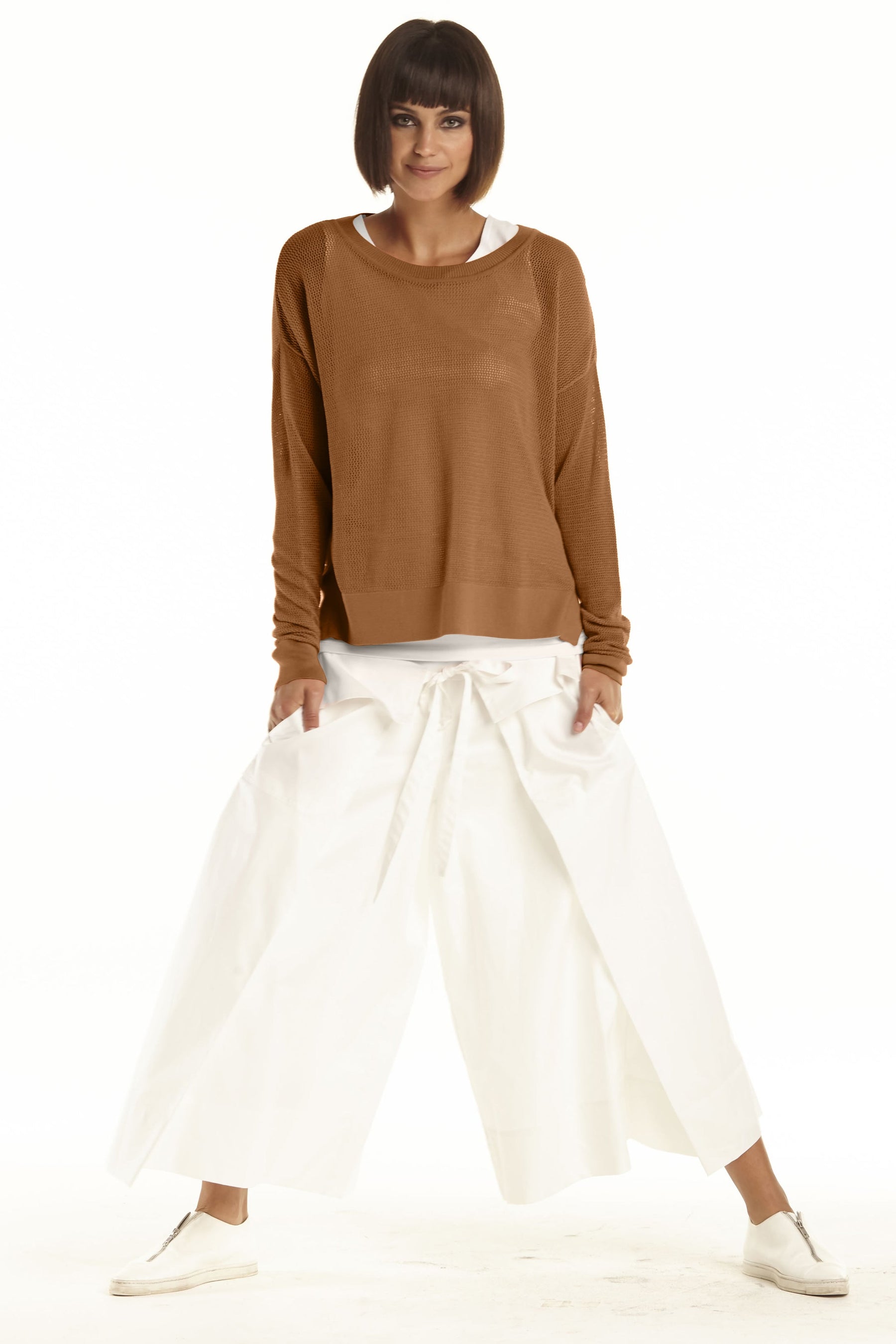 Pima Cotton Mini Seed Stitch Sweater