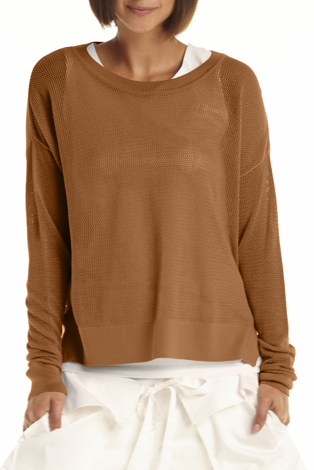 Pima Cotton Mini Seed Stitch Sweater