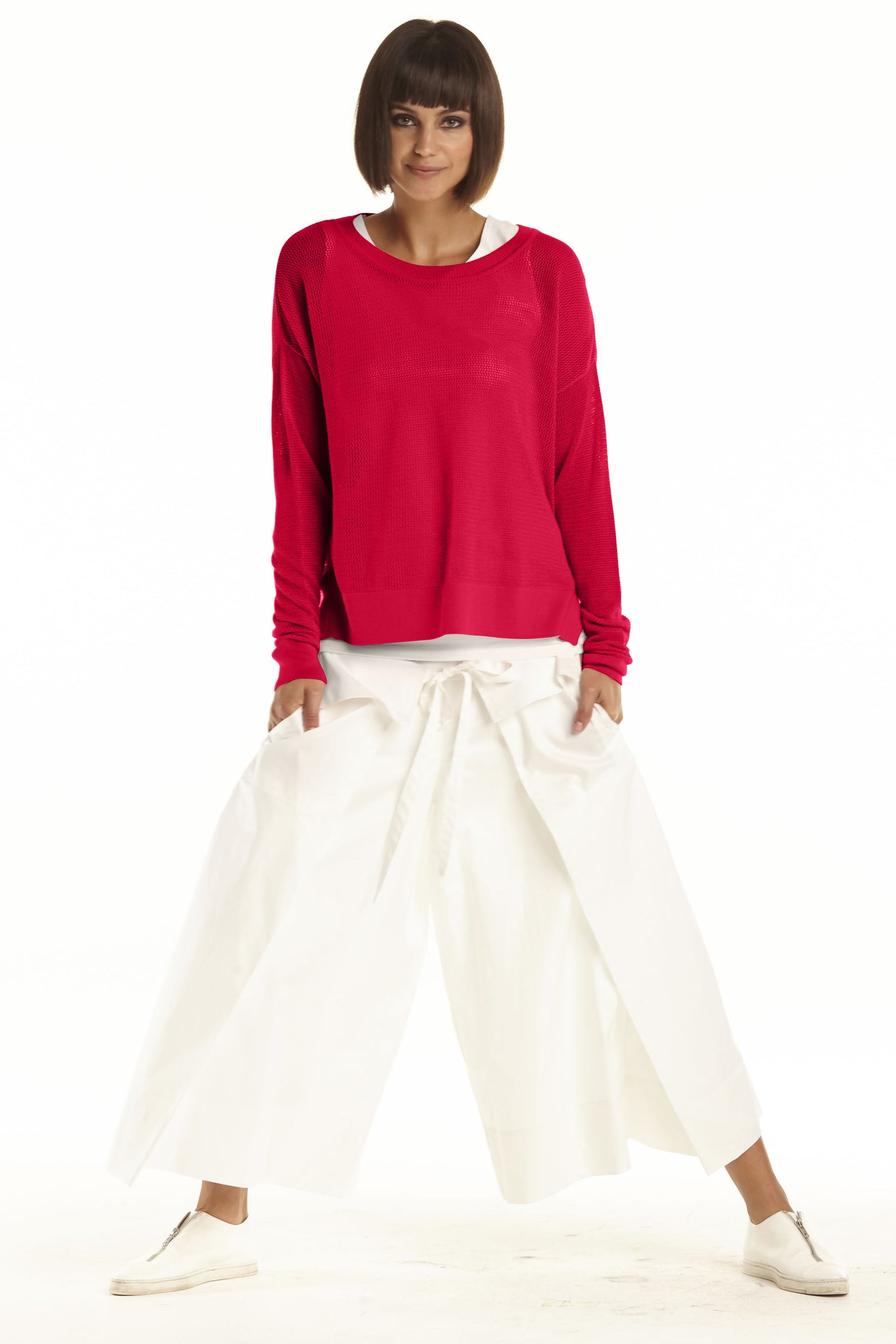 Pima Cotton Mini Seed Stitch Sweater
