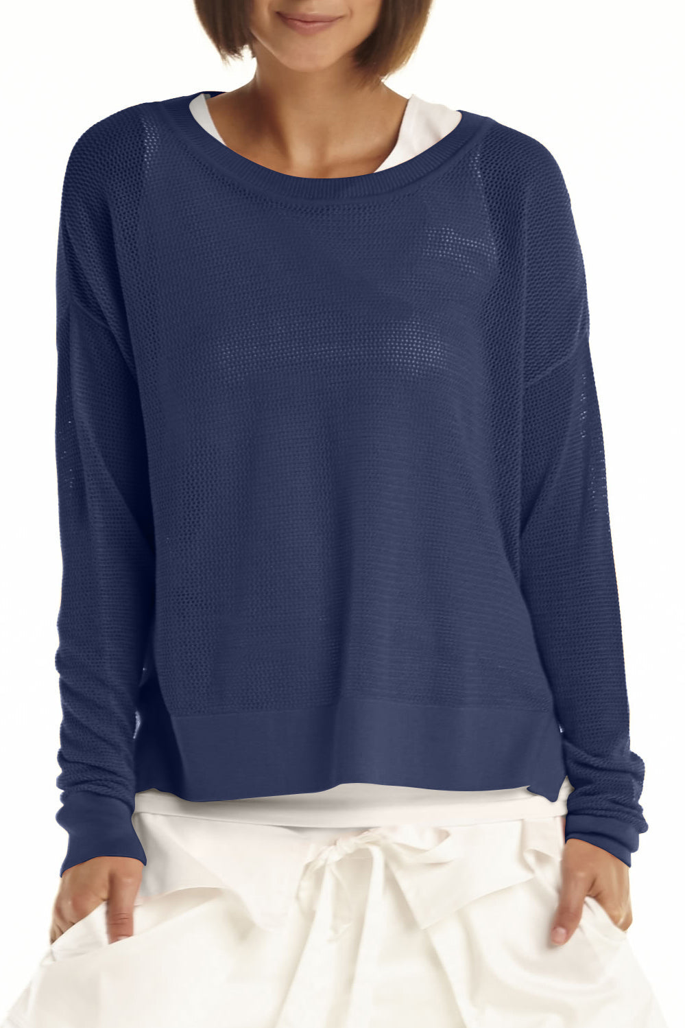 Pima Cotton Mini Seed Stitch Sweater