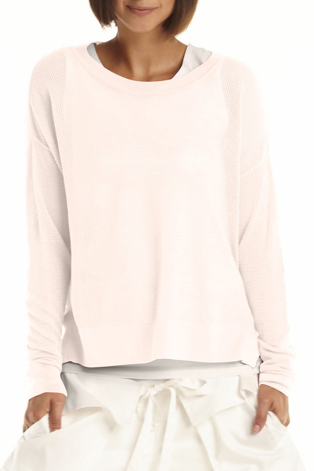 Pima Cotton Mini Seed Stitch Sweater