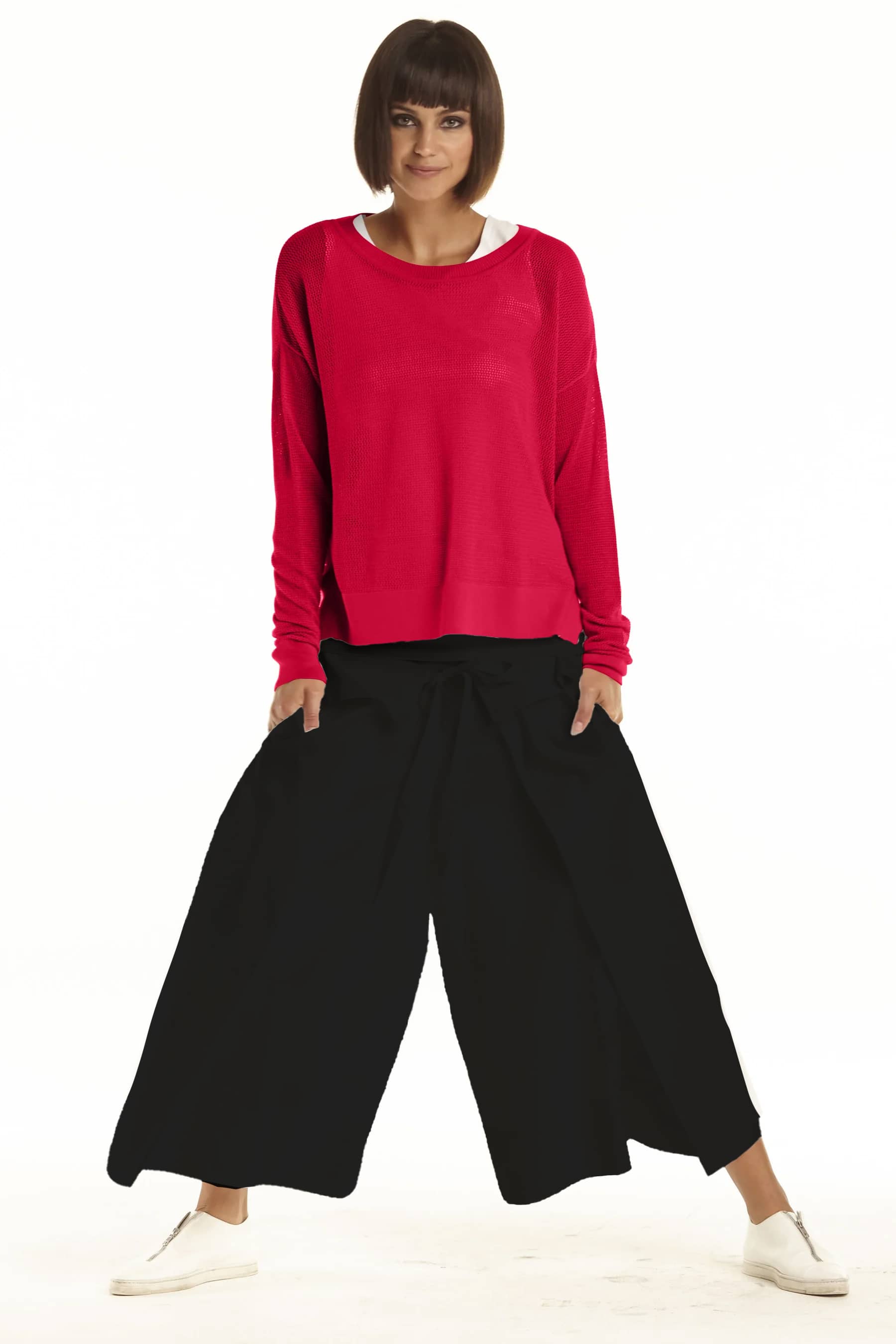 Pima Cotton Mini Seed Stitch Sweater