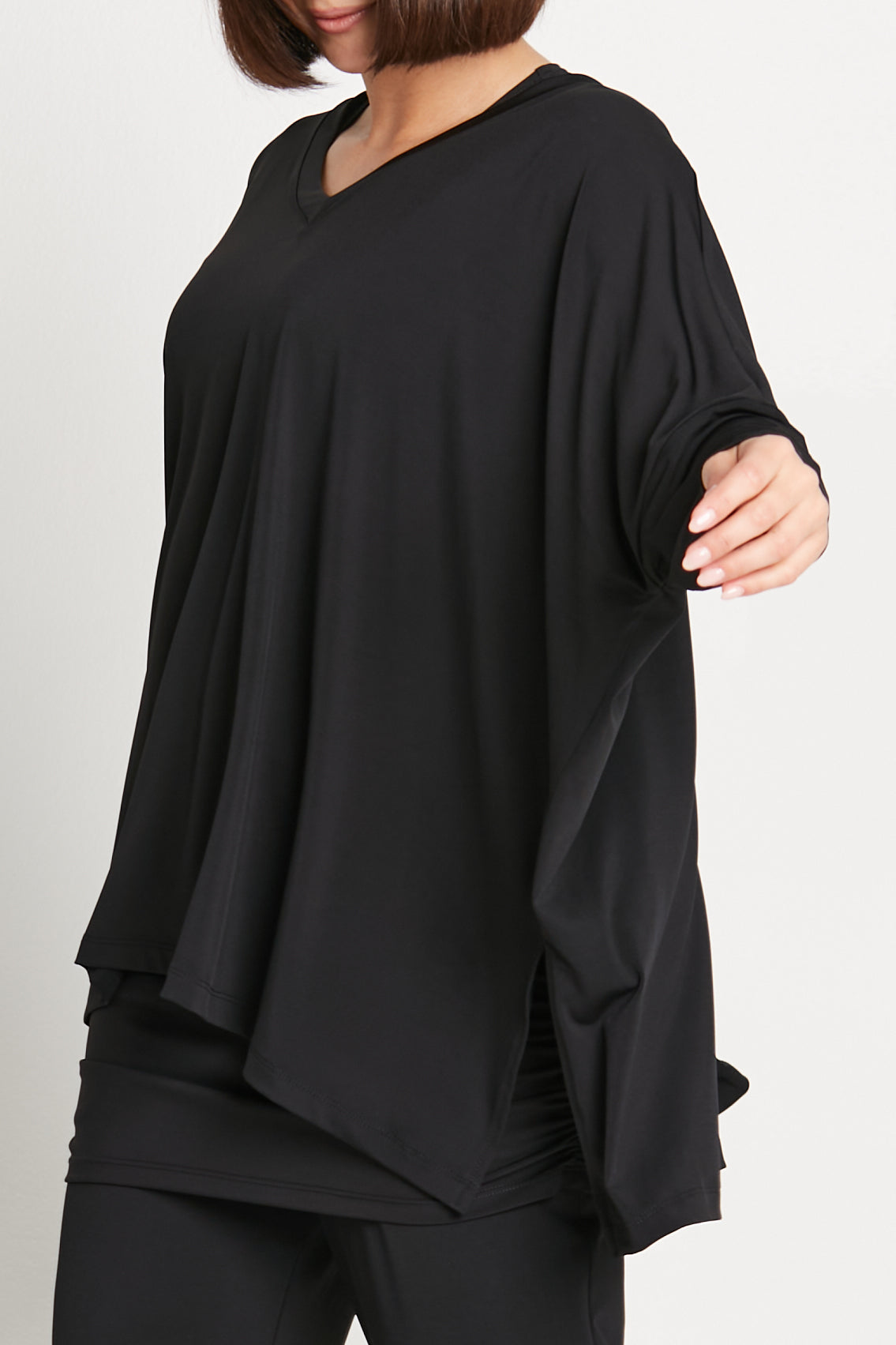 Matte Jersey Nu V Top