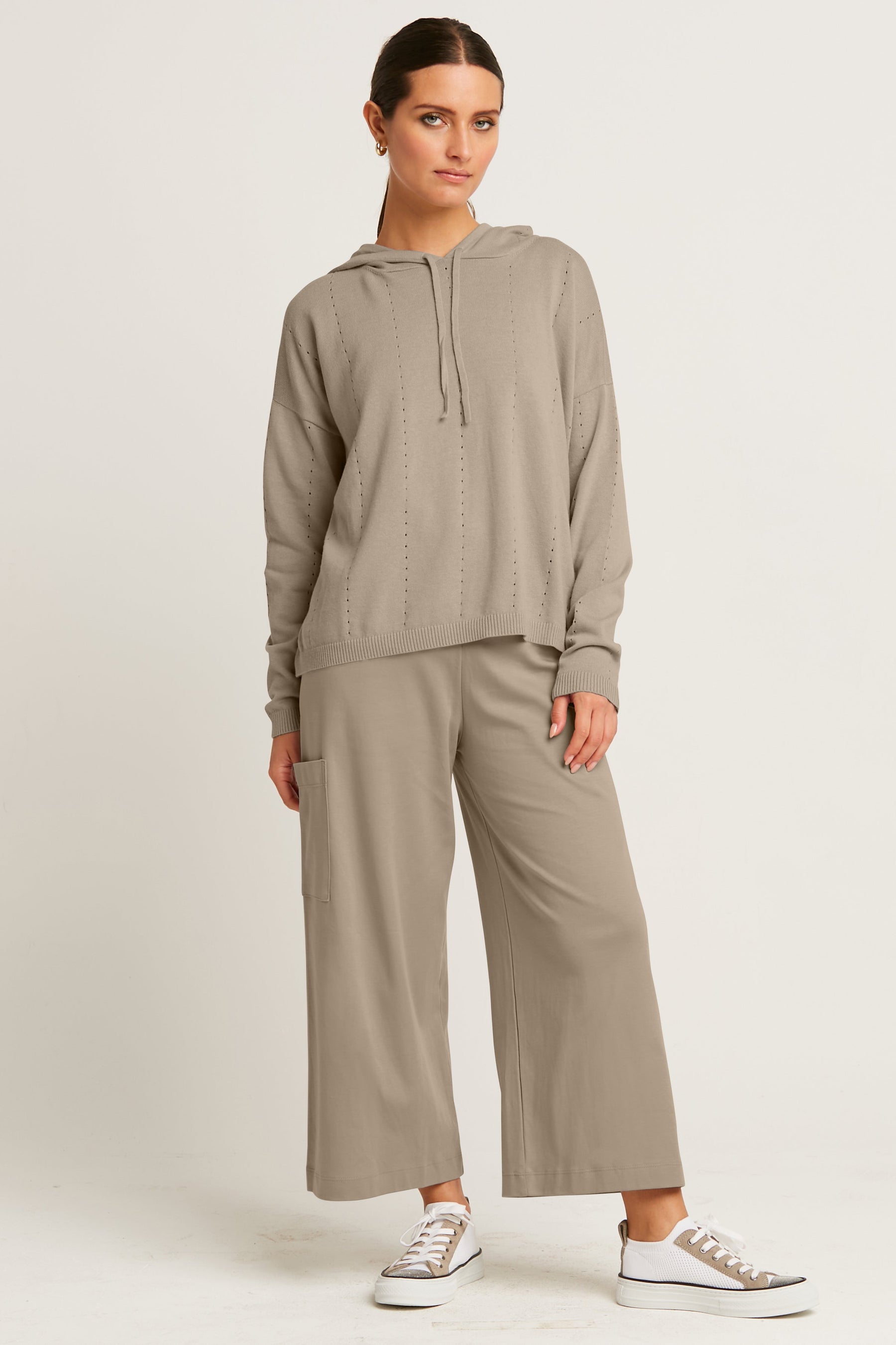 Pima Cotton Crop Gaucho Pants