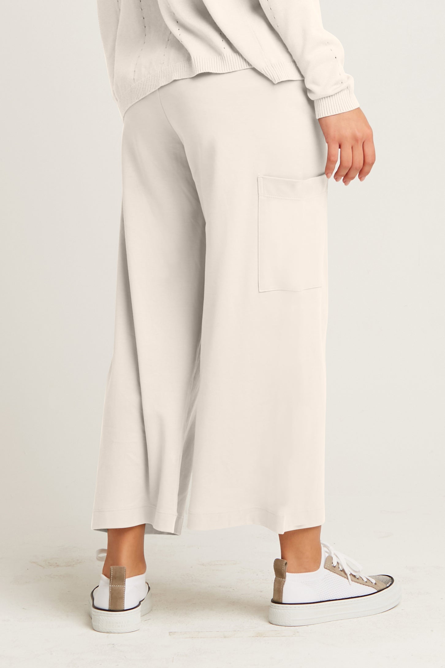 Pima Cotton Crop Gaucho Pants