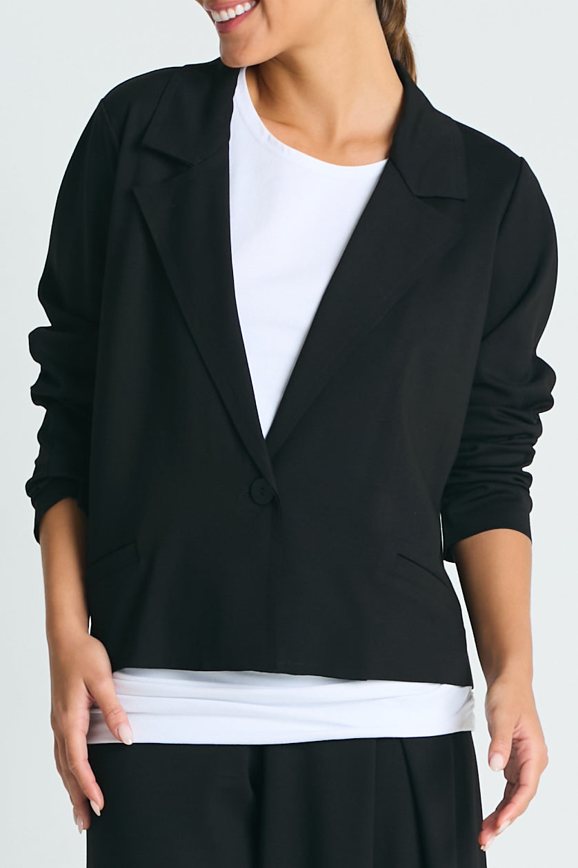 Scuba Crop Blazer
